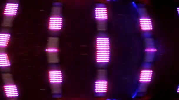 Spinning LED lights — Stock Video