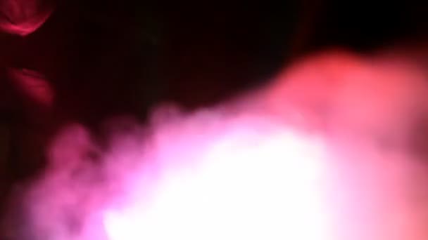 Feux de fête avec brouillard 