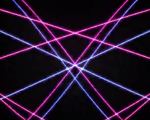 Laser rosa e blu — Video Stock