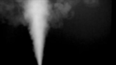 beyaz duman akışı