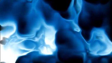 Mavi ipek gibi alev döngü