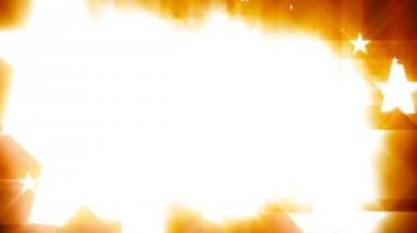 Parlayan yıldız blok ışık ışınları ve yanıp söner