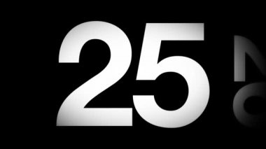 sayıları 30 saniye geri sayım