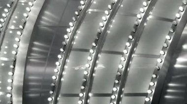 Soyut gümüş kovalayan ışık Marquee