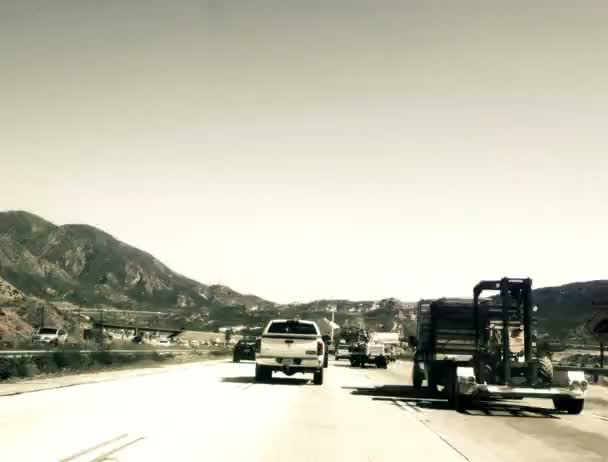 Time lapse driving during Daytime — Αρχείο Βίντεο