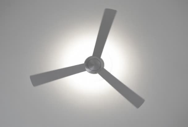 Silver Rotating Ceiling Fan