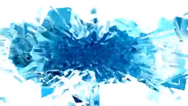 Синий и белый хроматик — стоковое видео