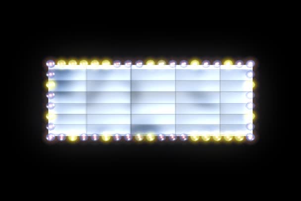 panneau d'affichage avec ampoules 
