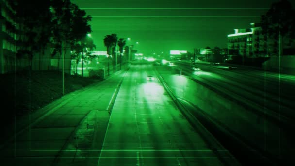 Freeway aparatu nadzoru bezpieczeństwa — Wideo stockowe