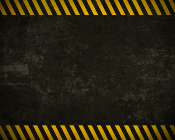 Horizontal Caution Wall Background Loop — Stock Video