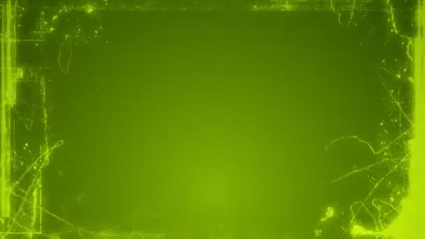 Brilhante Verde Abstrato Grunge Fundo — Vídeo de Stock