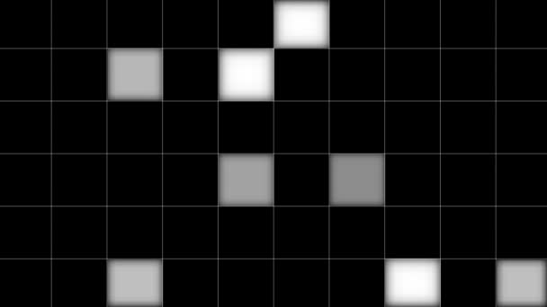Espaço com quadrados em grade — Vídeo de Stock