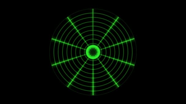 Irradiando ondas concêntricas — Vídeo de Stock