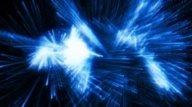 Mavi havai fişek flamalar