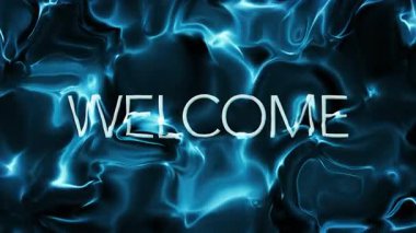 Sualtı Hoş Geldiniz İşareti Arkaplan Döngüsü