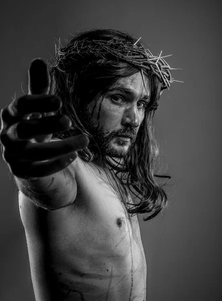 Vertegenwoordiging van Jezus Christus — Stockfoto