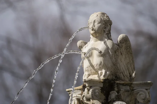 天使の姿の形の噴水 — ストック写真
