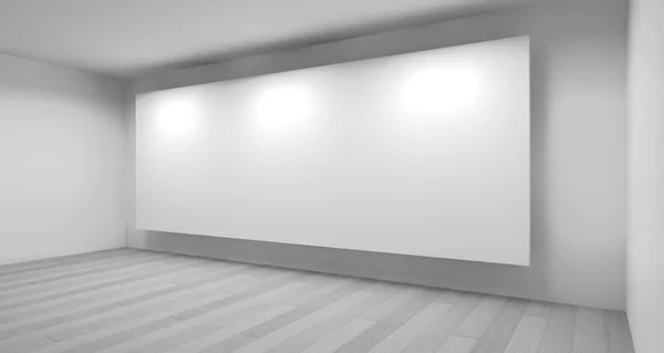 Clean art gallery space — Stock Photo, Image