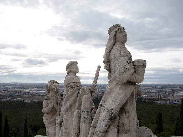 Faith, Cerro de los Angeles a Getafe, Madrid. monumento inaugurura — Foto Stock