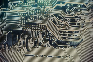 Microcircuit, anakart, bilgisayar arka plan