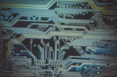 Microcircuit, anakart, bilgisayar arka plan