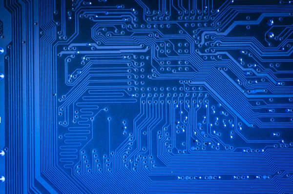 Circuit, Motherboard, computer a background — Stock Photo, Image