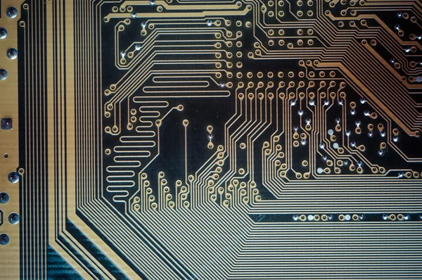 Integrated, Motherboard, computer background Stock Photo