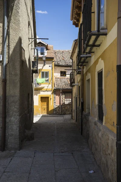 Seyahat, antik Granja de San ettiler Madrid sokaklarında — Stok fotoğraf