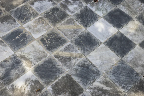 Marmor, gamero texturerat golvet eller schack, artonhundratalet, grun — Stockfoto