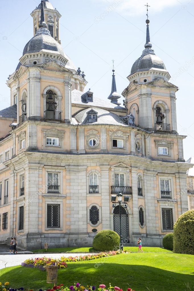 Palacio de la Granja de San Ildefonso in Madrid, Spain. beautifu