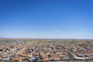 Consuegra Ortaçağ Kalesi provinc içinde görünümünden seyahat