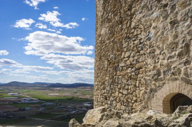 Ortaçağ Kalesi Consuegra, Toledo, İspanya ili