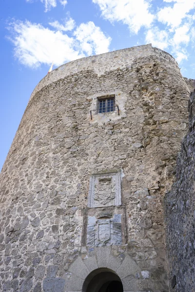 Erődítmény középkori vár a Consuegra megyében, — Stock Fotó