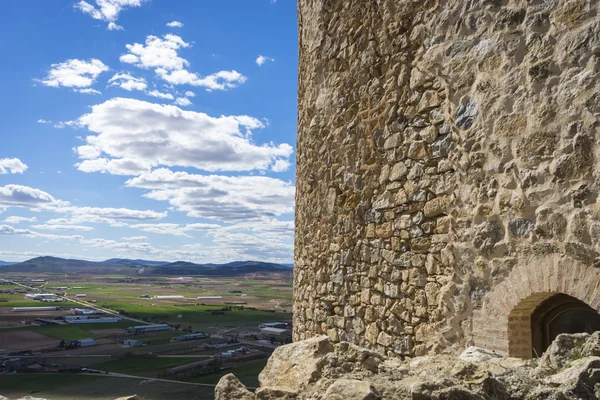 Medeltida slottet av Consuegra i provinsen Toledo, Spanien — Stockfoto