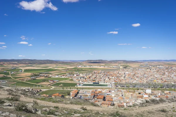 Vista do castelo medieval de Consuegra, na província de Para — Fotografia de Stock