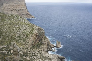 kayalıklardan Formentor, bölge S Mallorca Adası kuzeyinde