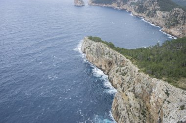kayalıklardan Formentor, bölge S Mallorca Adası kuzeyinde