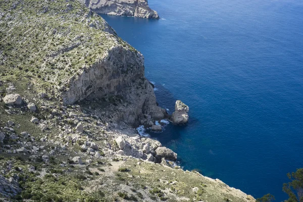Cennet, kayalıklardan Formentor, Mal Adası kuzeyinde bölge — Stok fotoğraf