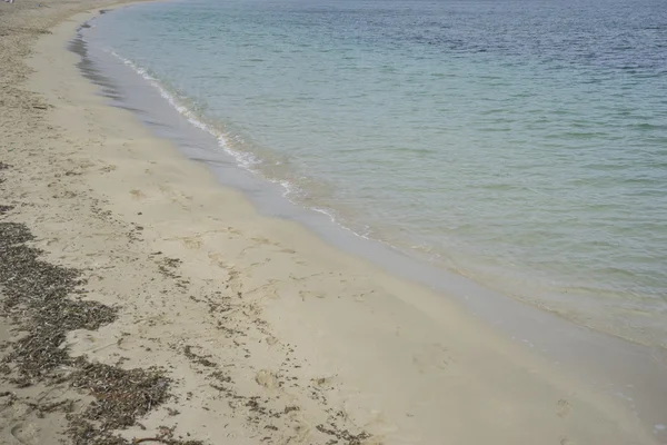 Shore, Mallorca plaj ile fırtınalı gökyüzü, insanlar olmadan deniz kıyısı