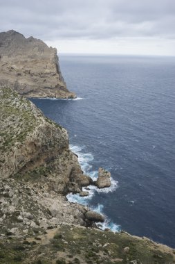 kayalıklardan Formentor, bölge S Mallorca Adası kuzeyinde
