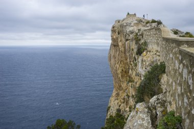 Cape formentor Mallorca, yerel turistik bölgesinde görünümlerini