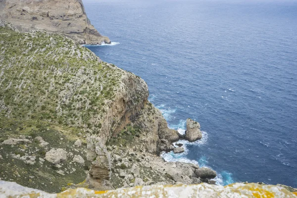 Mediterrane, uitzicht op Cape formentor in de toeristische regio van — Stockfoto