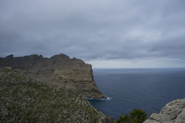 Mediterrane, uitzicht op Cape formentor in de toeristische regio van — Stockfoto