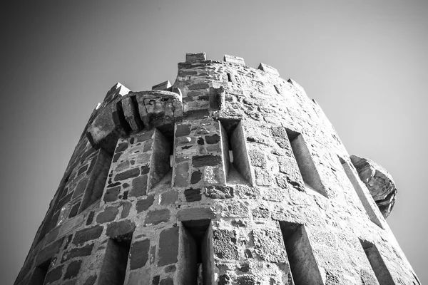 Burg mit Zinnen, Spanien — Stockfoto