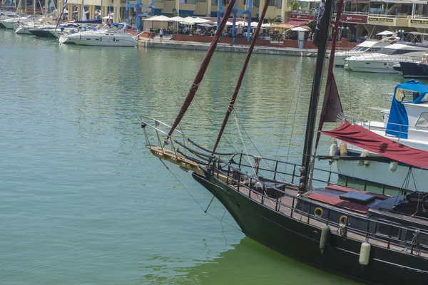 Pirate boat  in Marbella — Stock Photo, Image