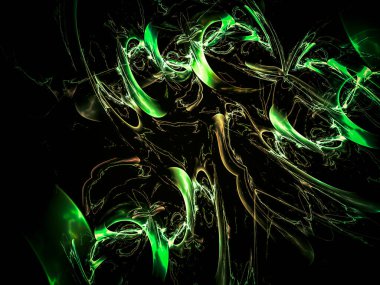 Su veya deniz dalgaları ile dijital fütüristik, yaratıcı arkaplan, reklam veya tasarım için dekoratif görüntü