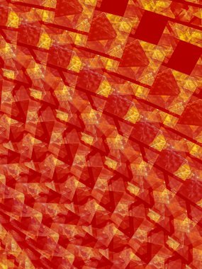 Yaratıcı arka plan, güçlü ve parlak güneş, dalgalar ve sinsi şekiller, reklam ve tasarımlar için dekoratif görüntü