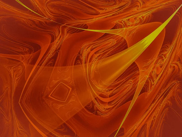 Творчий Фон Потужним Яскравим Абстрактним Сонцем Хвилями Синусоїдними Формами Декоративним — стокове фото