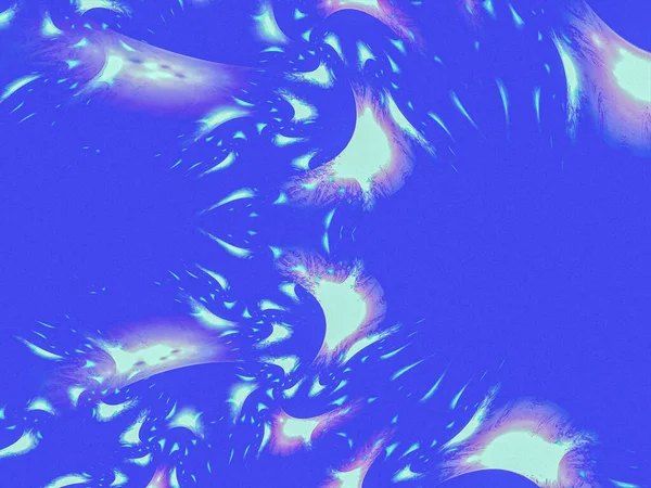 Fraktallı Tasarım Görüntüsü Yaratıcı Arkaplan Bitki Yaprakları Dalgalar Sinsi Şekiller — Stok fotoğraf