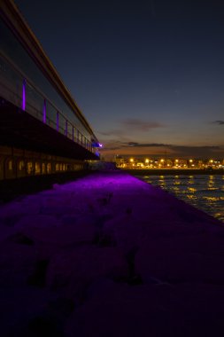 Valencia beach gece